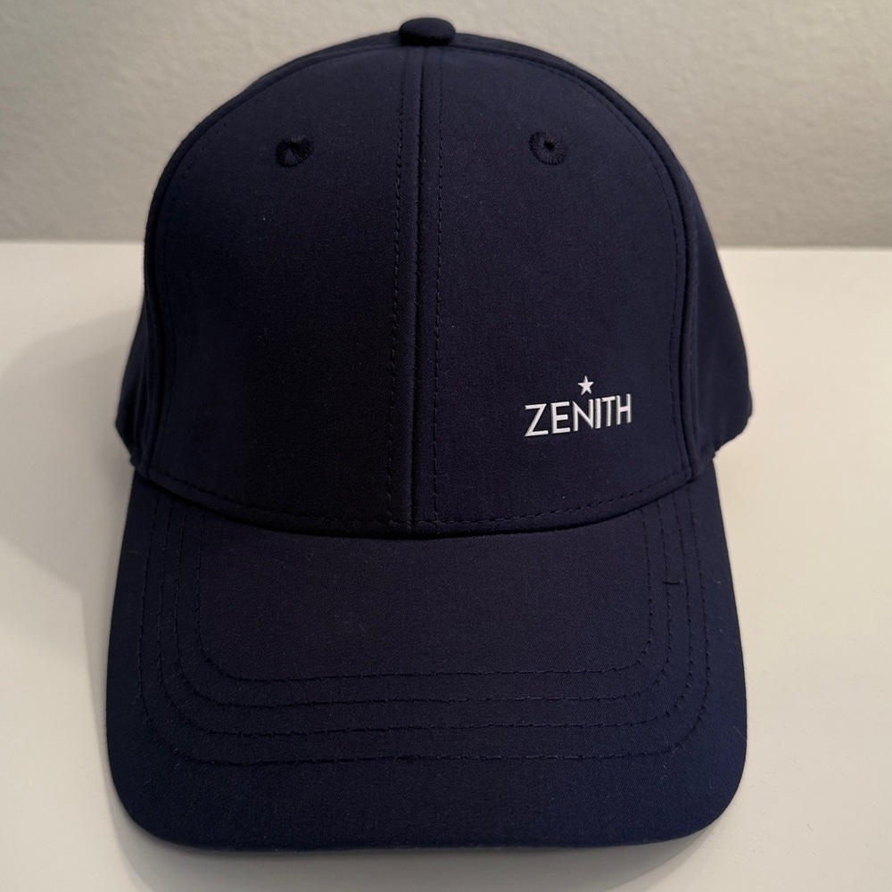 Zenith Watch Blue Hat Cap White Raised Star Logo Rare New